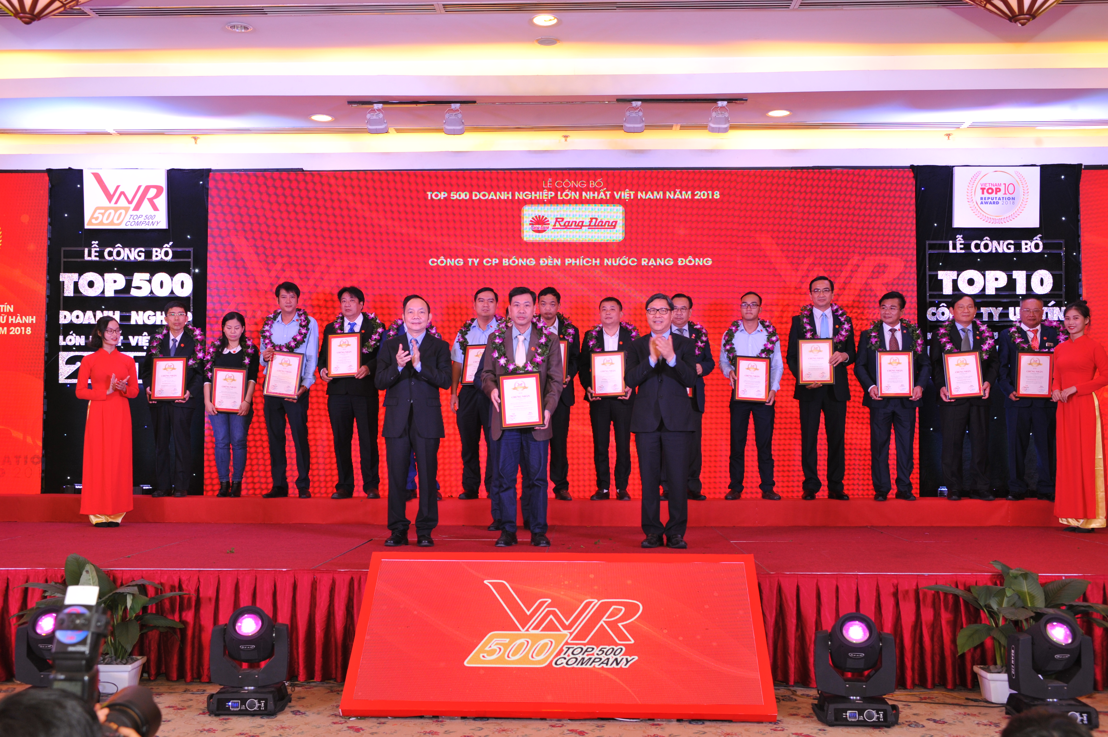 Rạng Đông lọt top 500 doanh nghiệp lớn nhất Việt Nam 2018